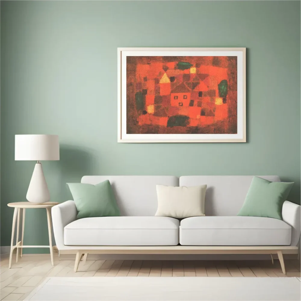 Pintar por números Paisaje al atardecer - Paul Klee – foto 4