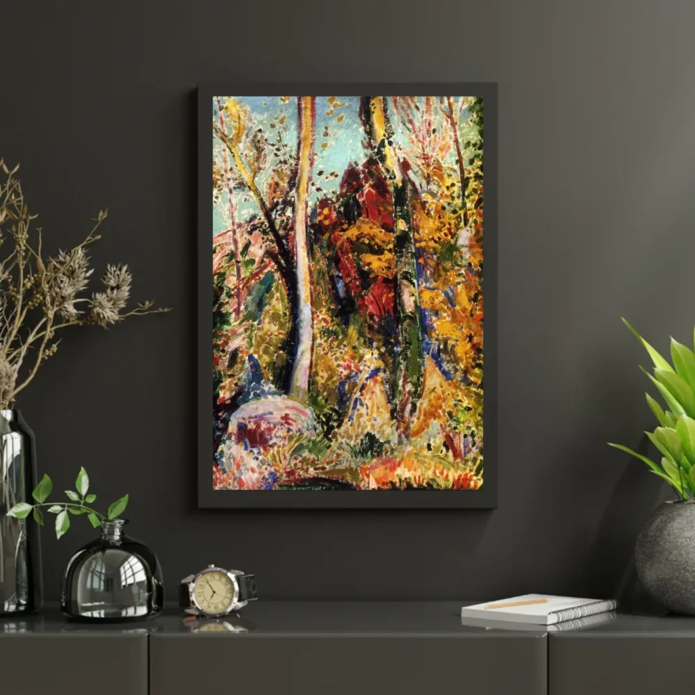 Pintar por números Paisaje con árboles – foto 3