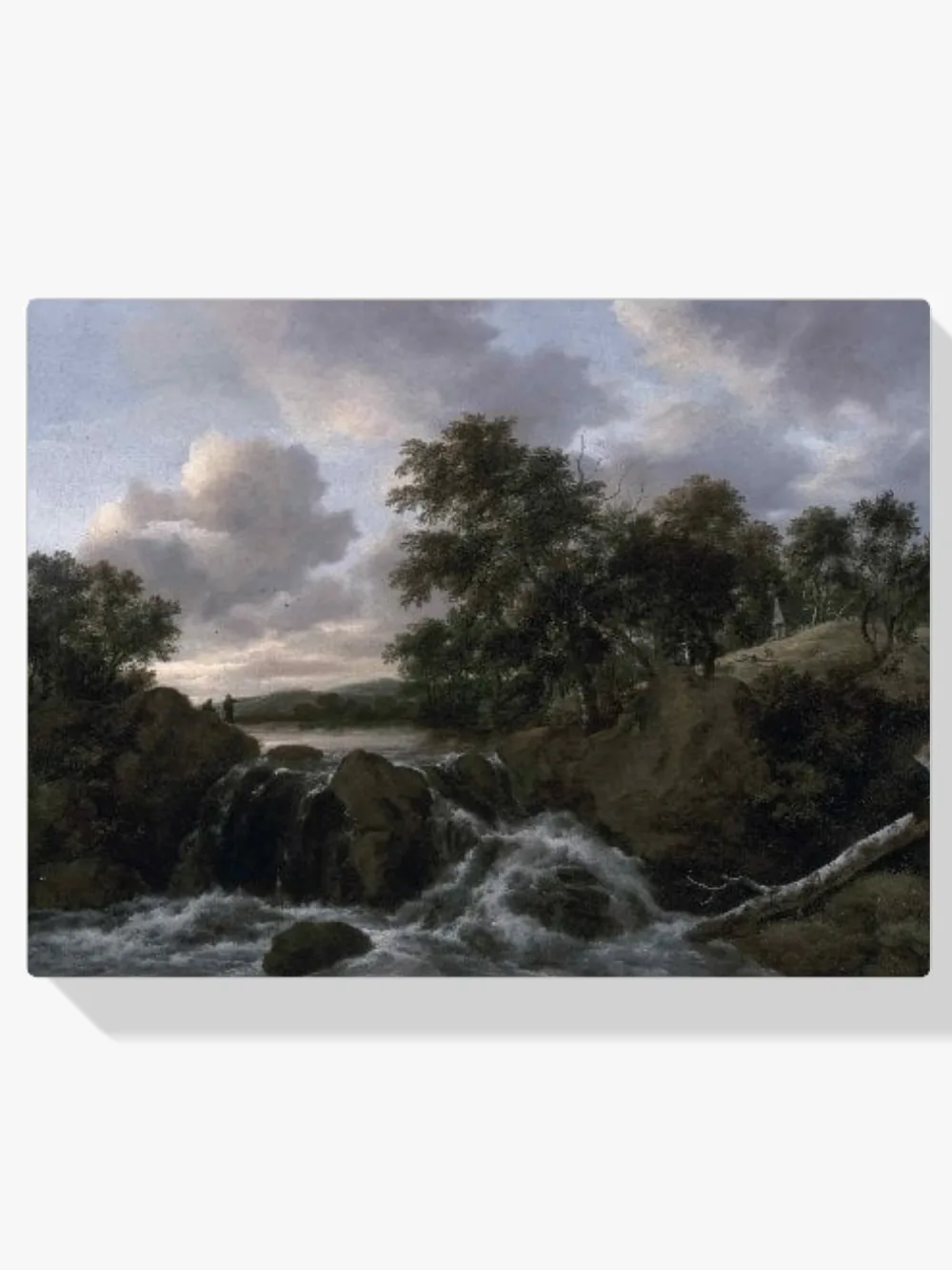 Pintar por números Paisaje con cascada