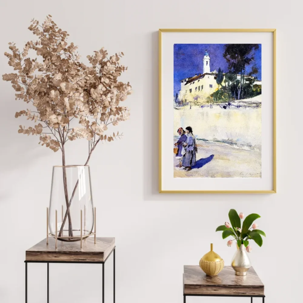 Pintar por números Paisaje con dos niños – foto 2