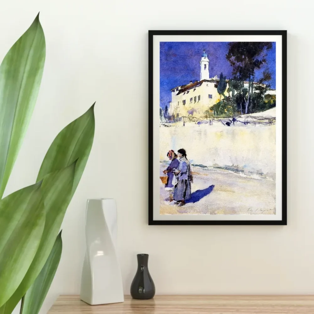Pintar por números Paisaje con dos niños – foto 4