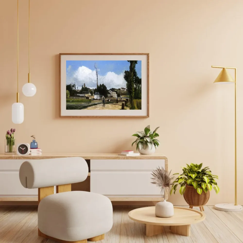 Pintar por números Paisaje con fábrica – foto 3