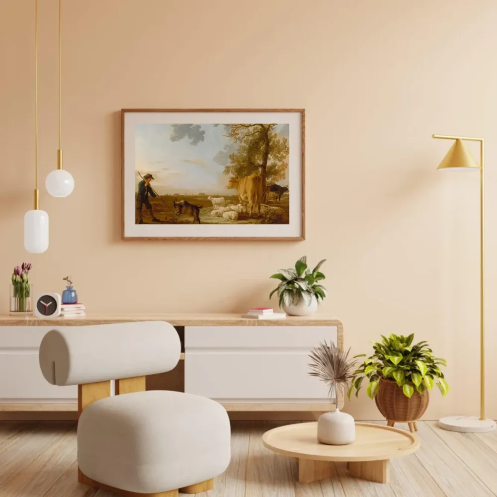 Pintar por números Paisaje con ganado – foto 3