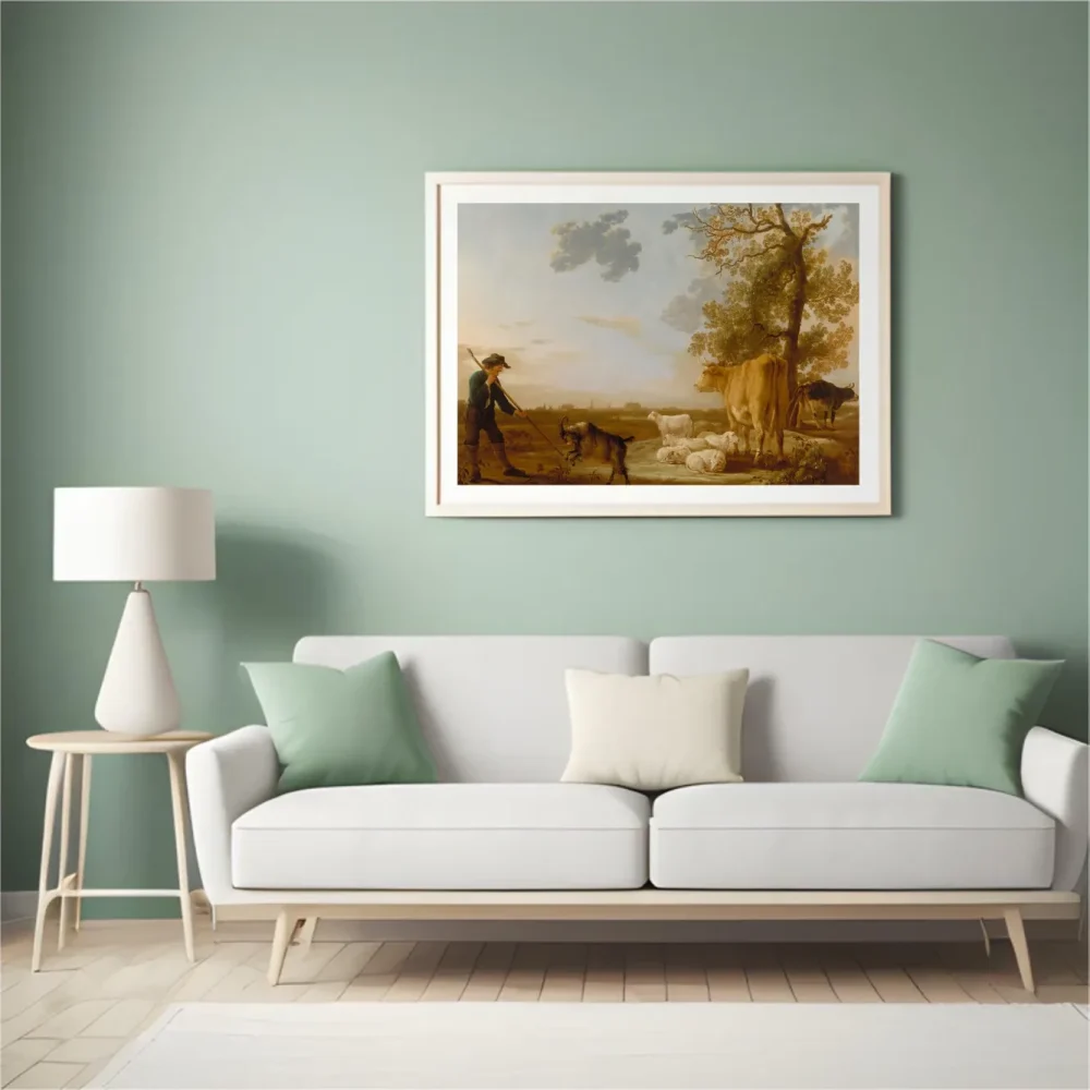 Pintar por números Paisaje con ganado – foto 4