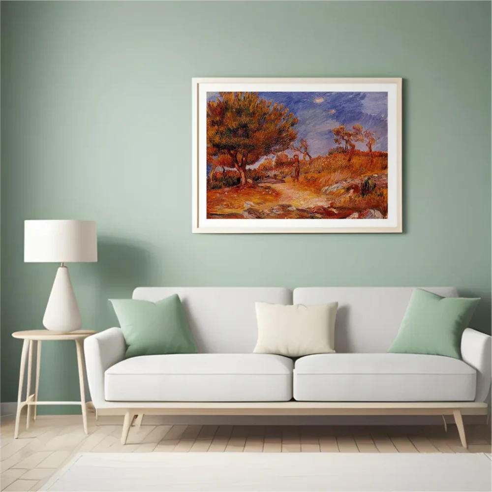 Pintar por números Paisaje con mujer bajo un árbol – foto 4