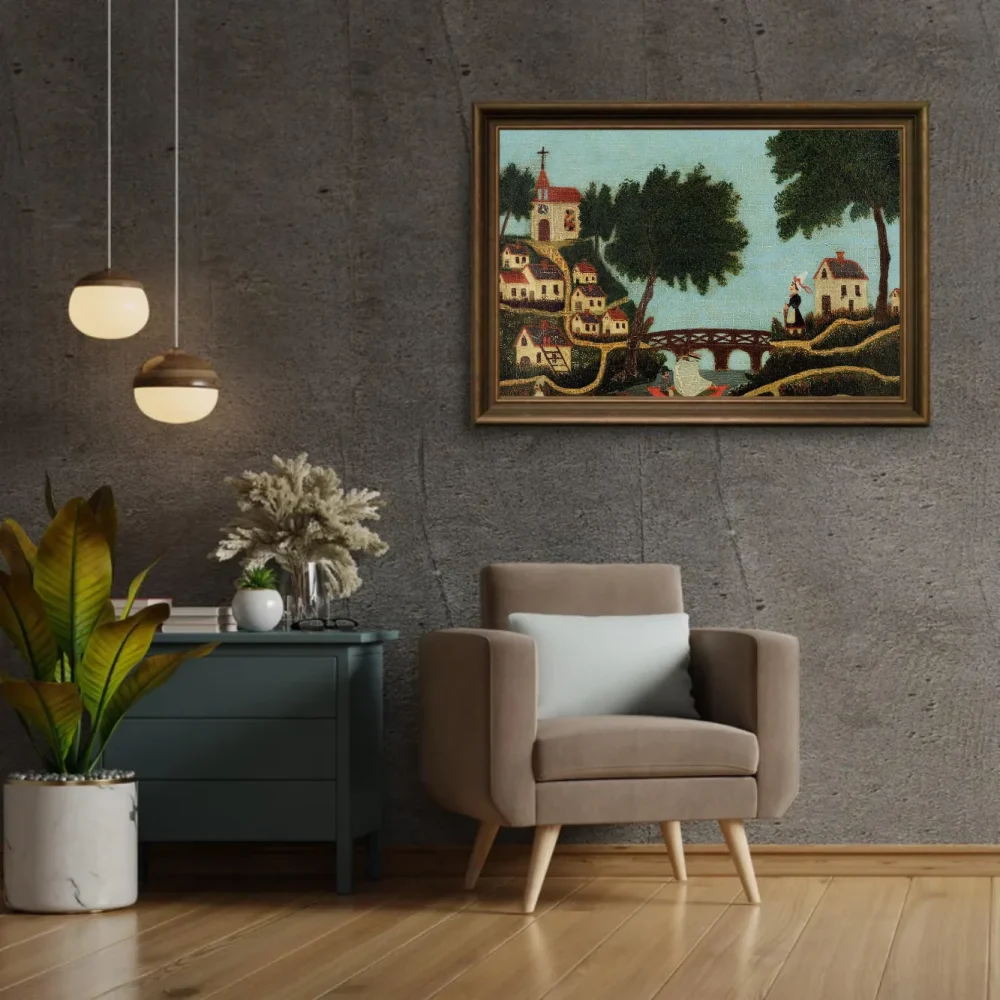 Pintar por números Paisaje con puente – foto 2