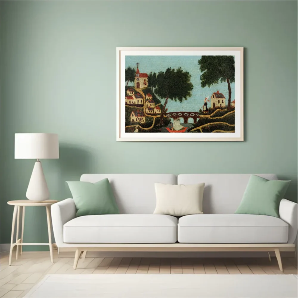 Pintar por números Paisaje con puente – foto 4