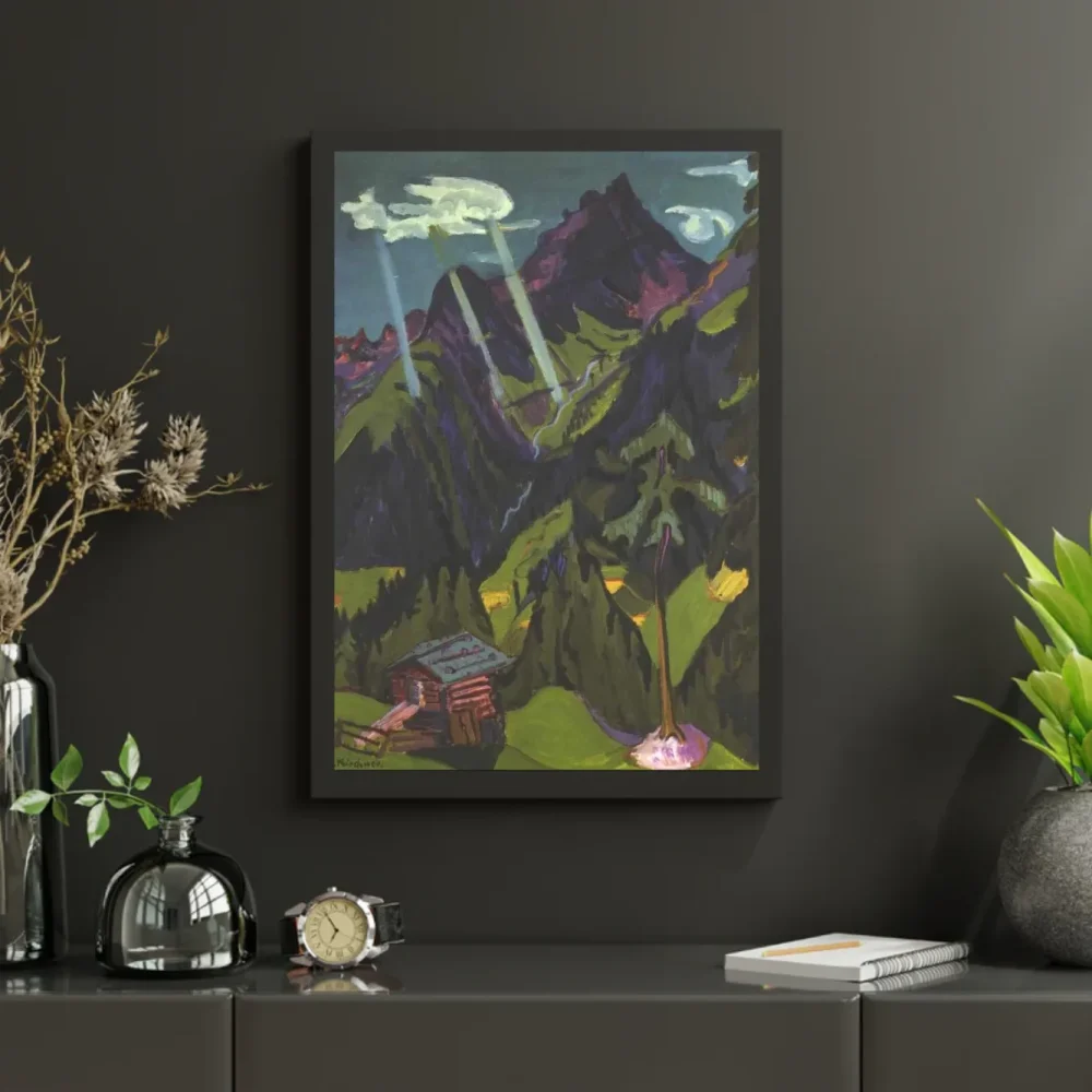 Pintar por números Paisaje con rayos de sol – foto 3