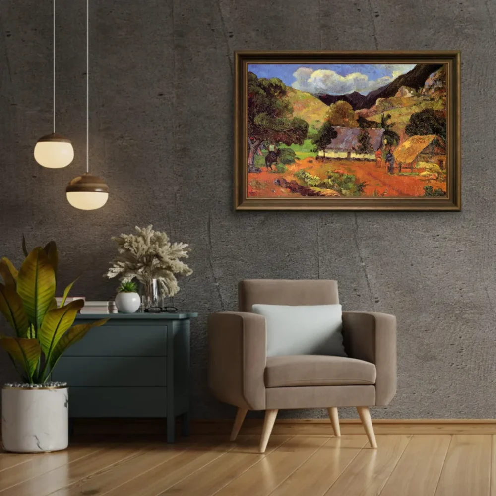 Pintar por números Paisaje con tres figuras – foto 2