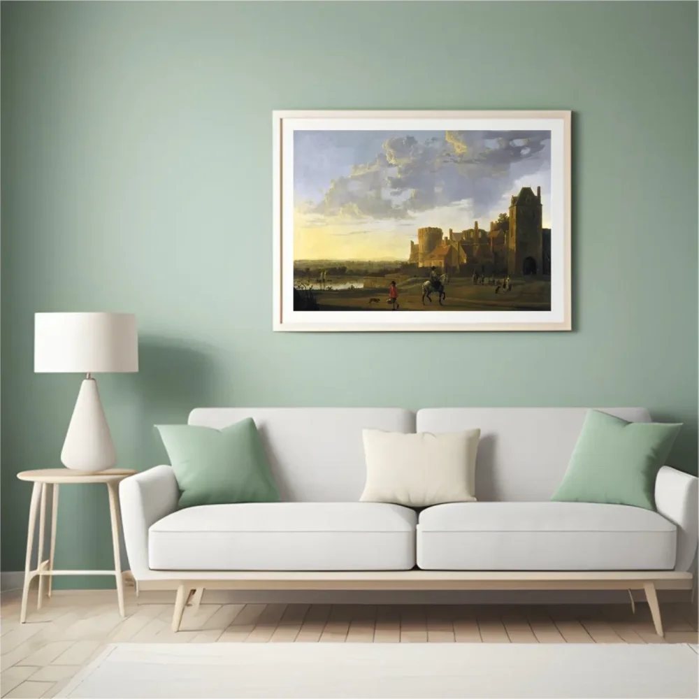 Pintar por números Paisaje con vistas al Valkhof, Nimega – foto 4