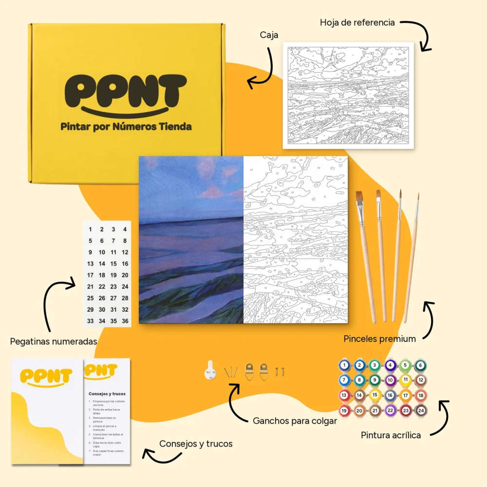 Pintar por Números - Paisaje de dunas