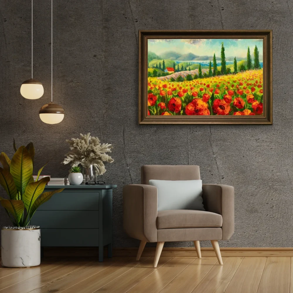 Pintar por números Paisaje de la Toscana – foto 3