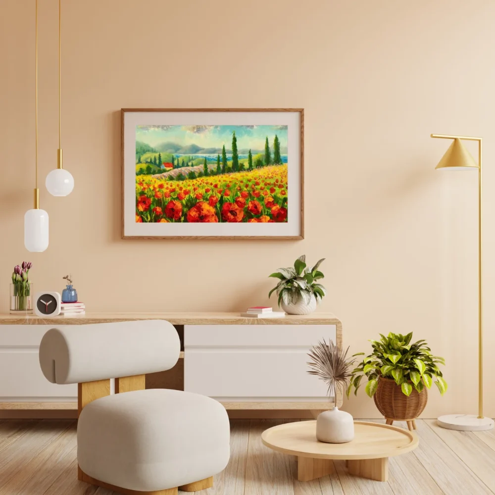 Pintar por números Paisaje de la Toscana – foto 4