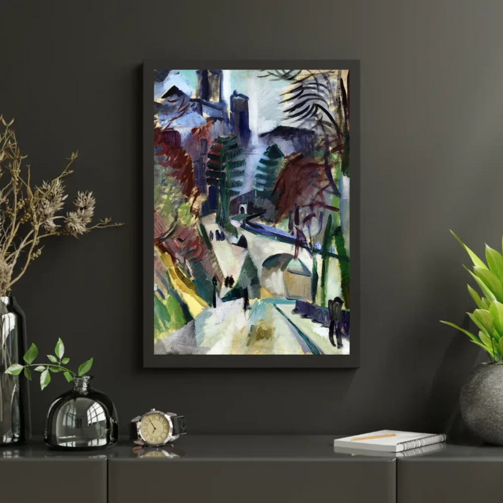 Pintar por números Paisaje de Laon – foto 3