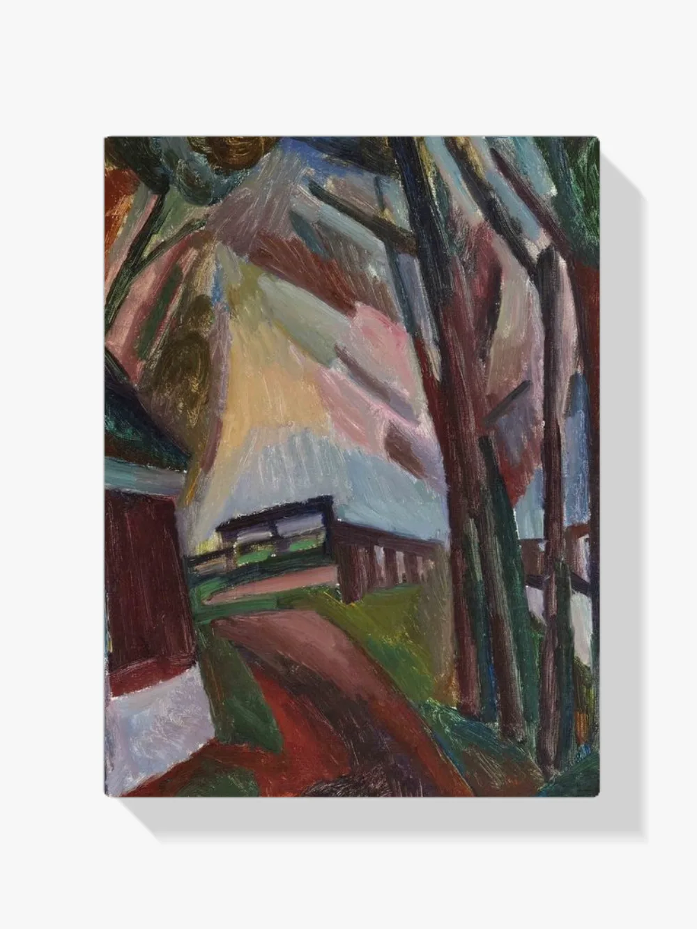 Pintar por números Paisaje de montaña