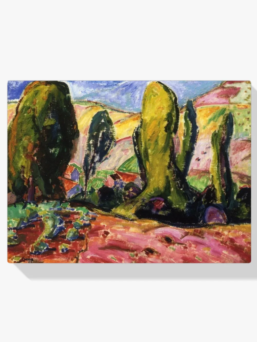 Pintar por números Paisaje de otoño