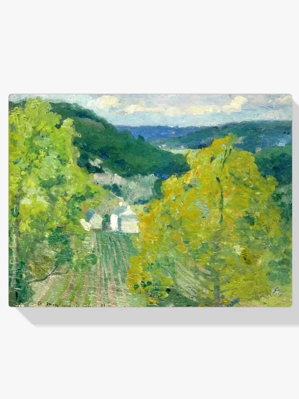 Pintar por números Paisaje del valle de Senlis