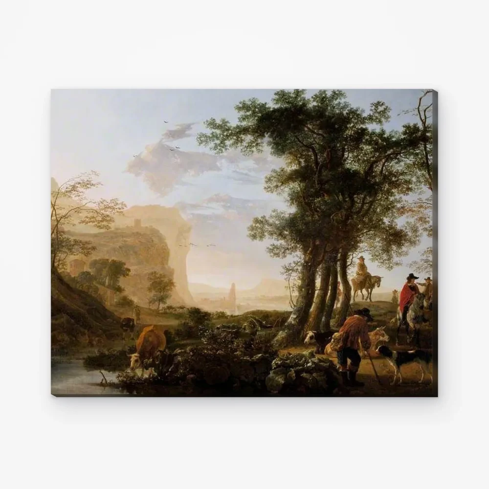 Pintar por Números - Paisaje en el valle del Rin