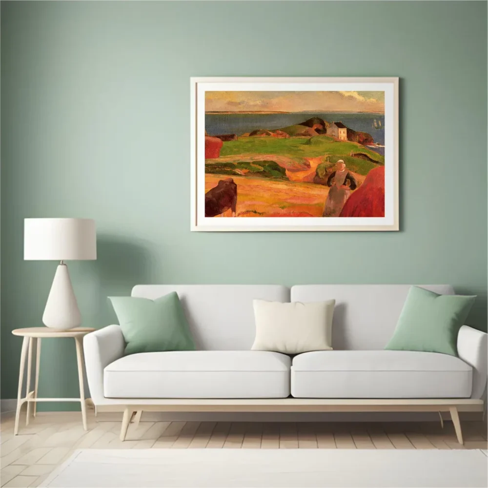 Pintar por números Paisaje en Le Pouldu, la casa aislada – foto 4