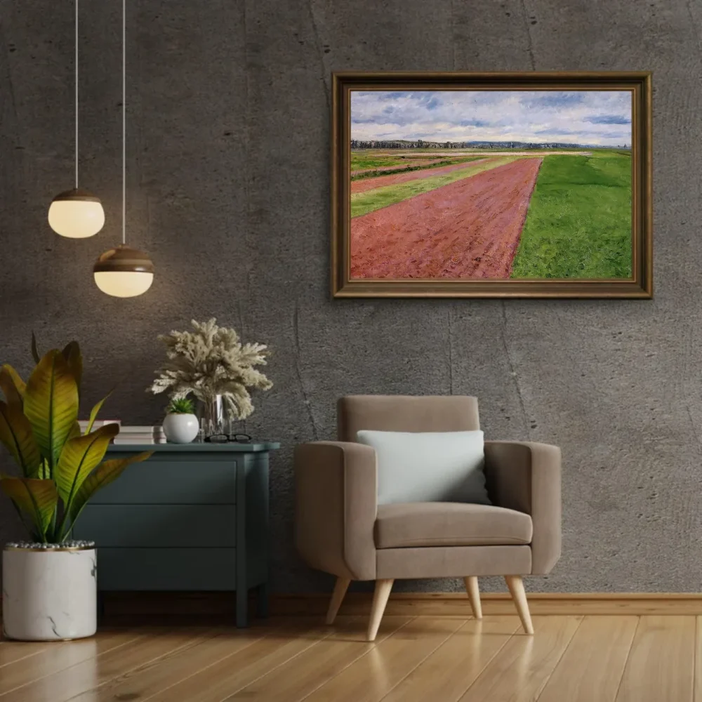 Pintar por números Paisaje, estudio en amarillo y rosa – foto 2