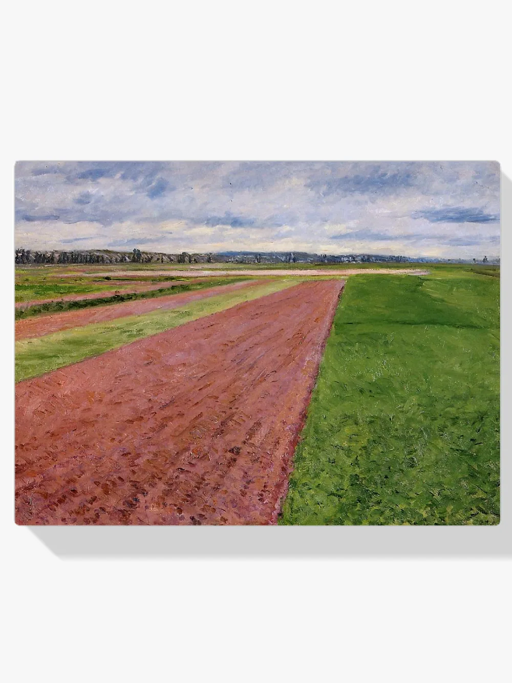 Pintar por números Paisaje, estudio en amarillo y rosa