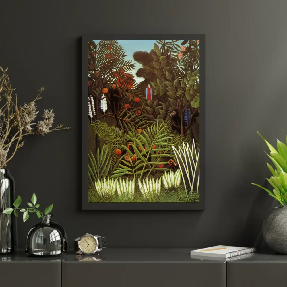 Pintar por números Paisaje exótico - Henri Rousseau – foto 3