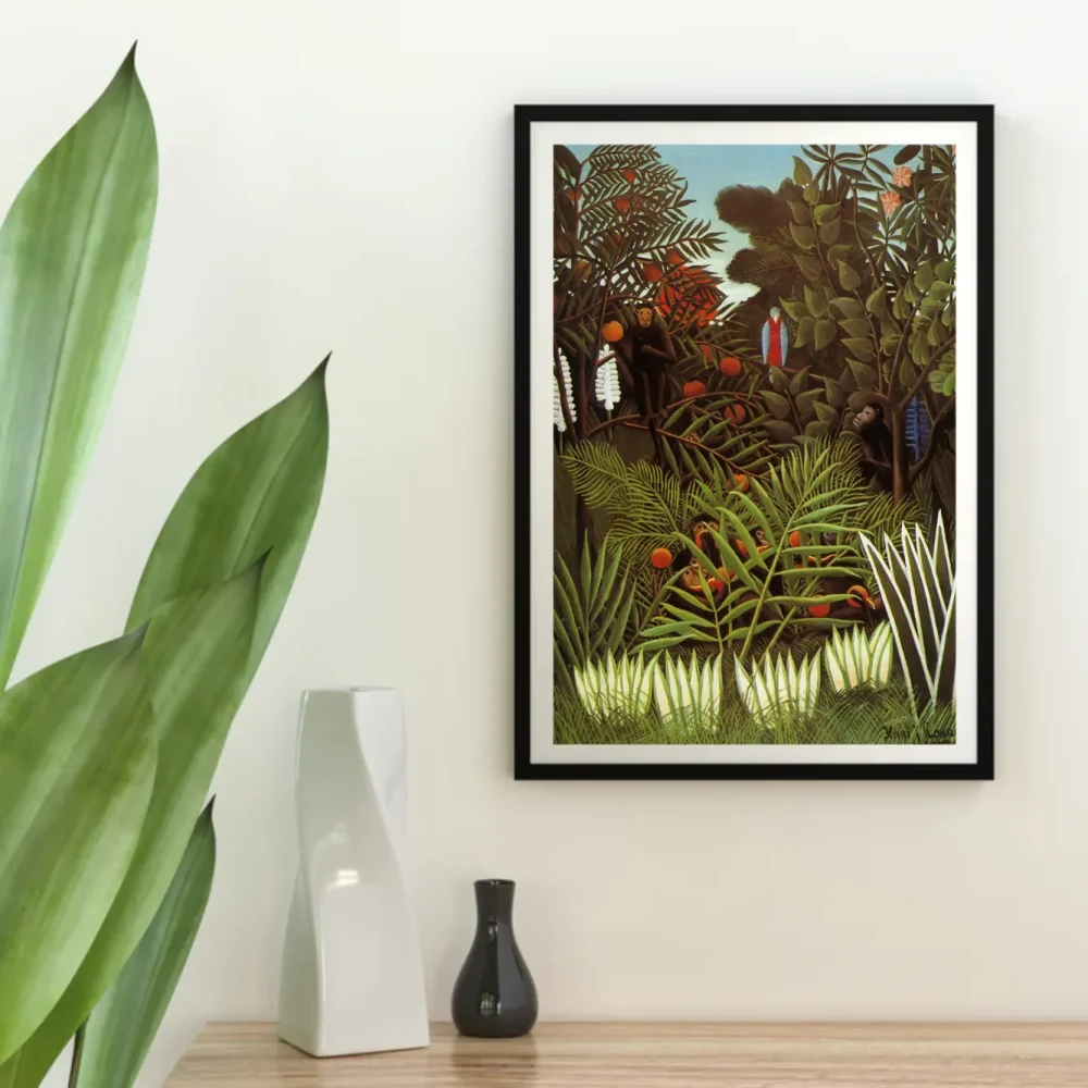 Pintar por números Paisaje exótico - Henri Rousseau – foto 4