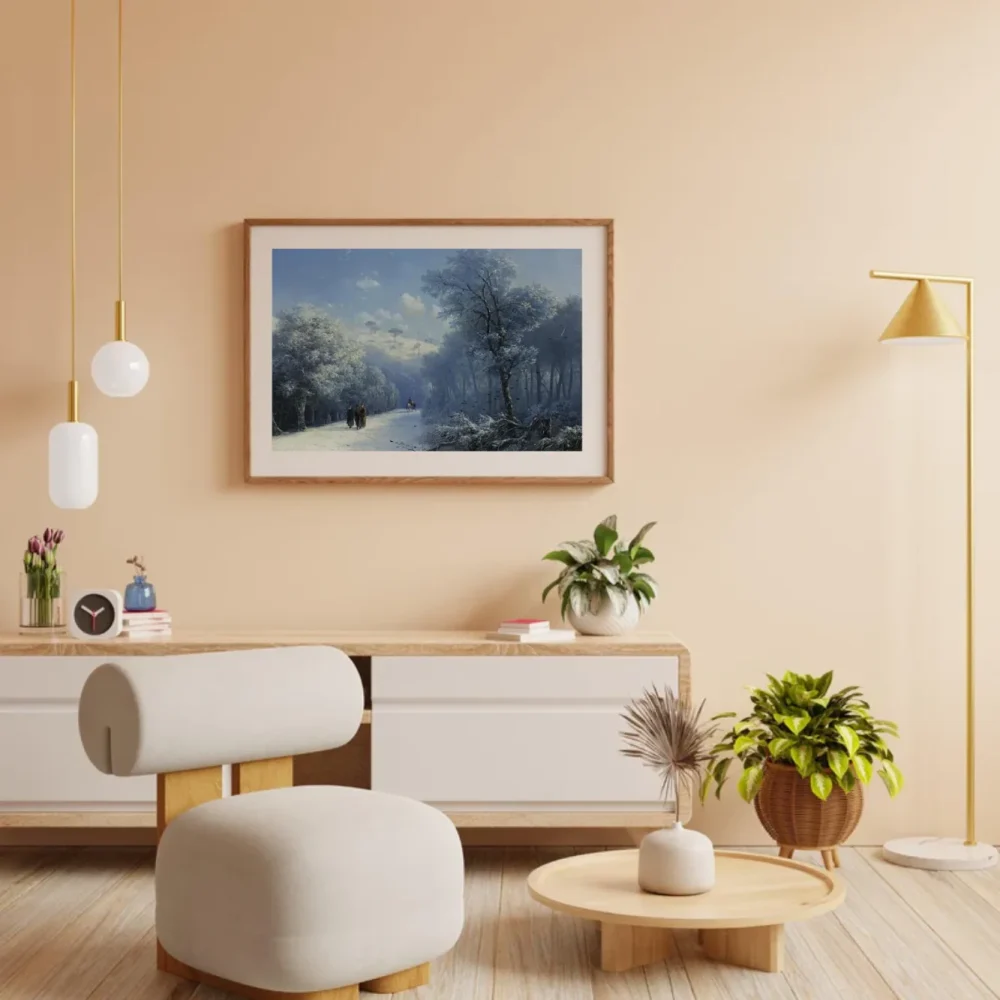 Pintar por números Paisaje invernal - Iván Aivazovski – foto 3