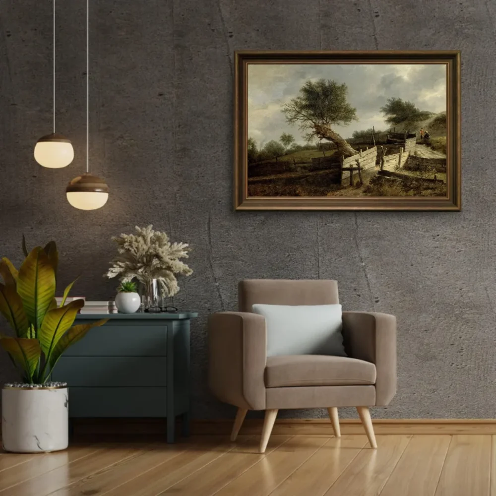 Pintar por números Paisaje - Jacob van Ruisdael – foto 2