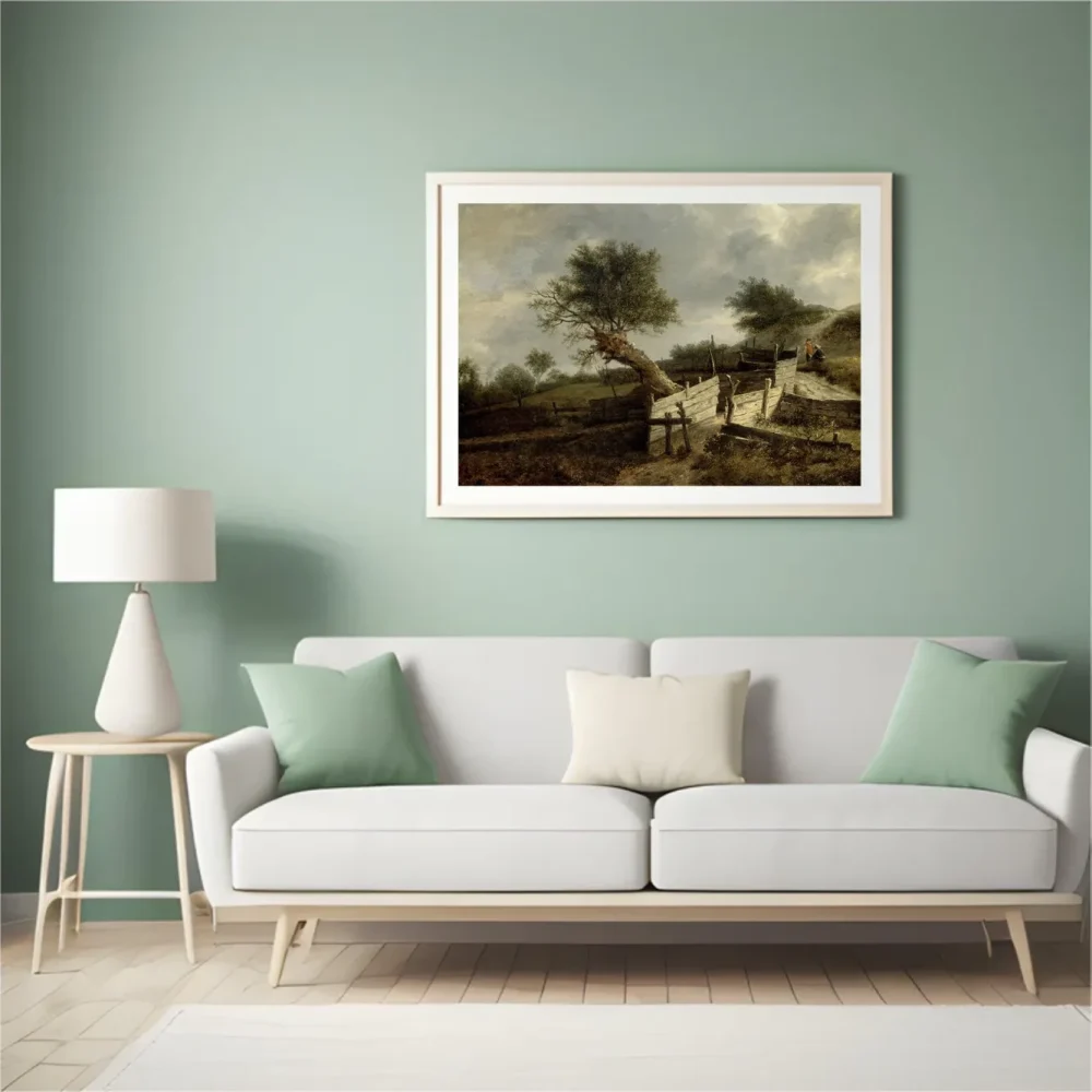 Pintar por números Paisaje - Jacob van Ruisdael – foto 4