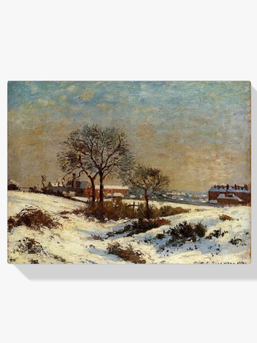 Pintar por números Paisaje nevado en Upper Norwood