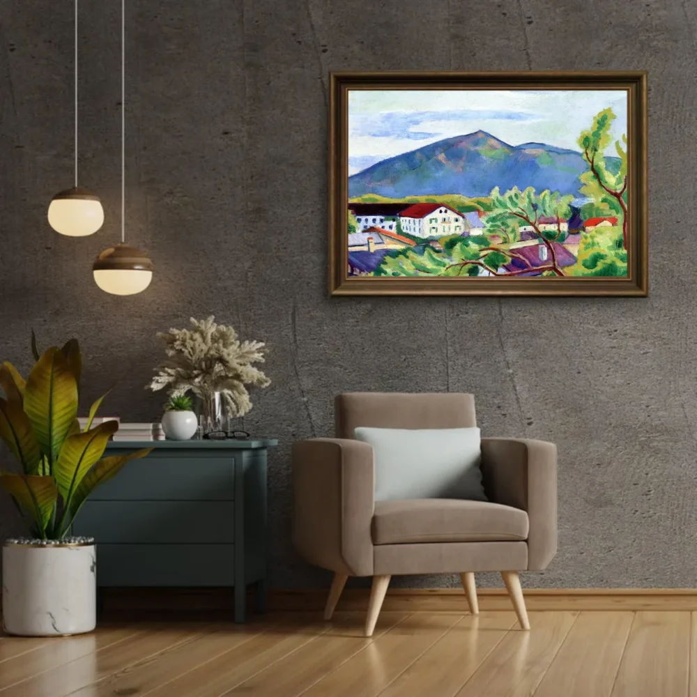 Pintar por números Paisaje primaveral en Tegernsee – foto 2