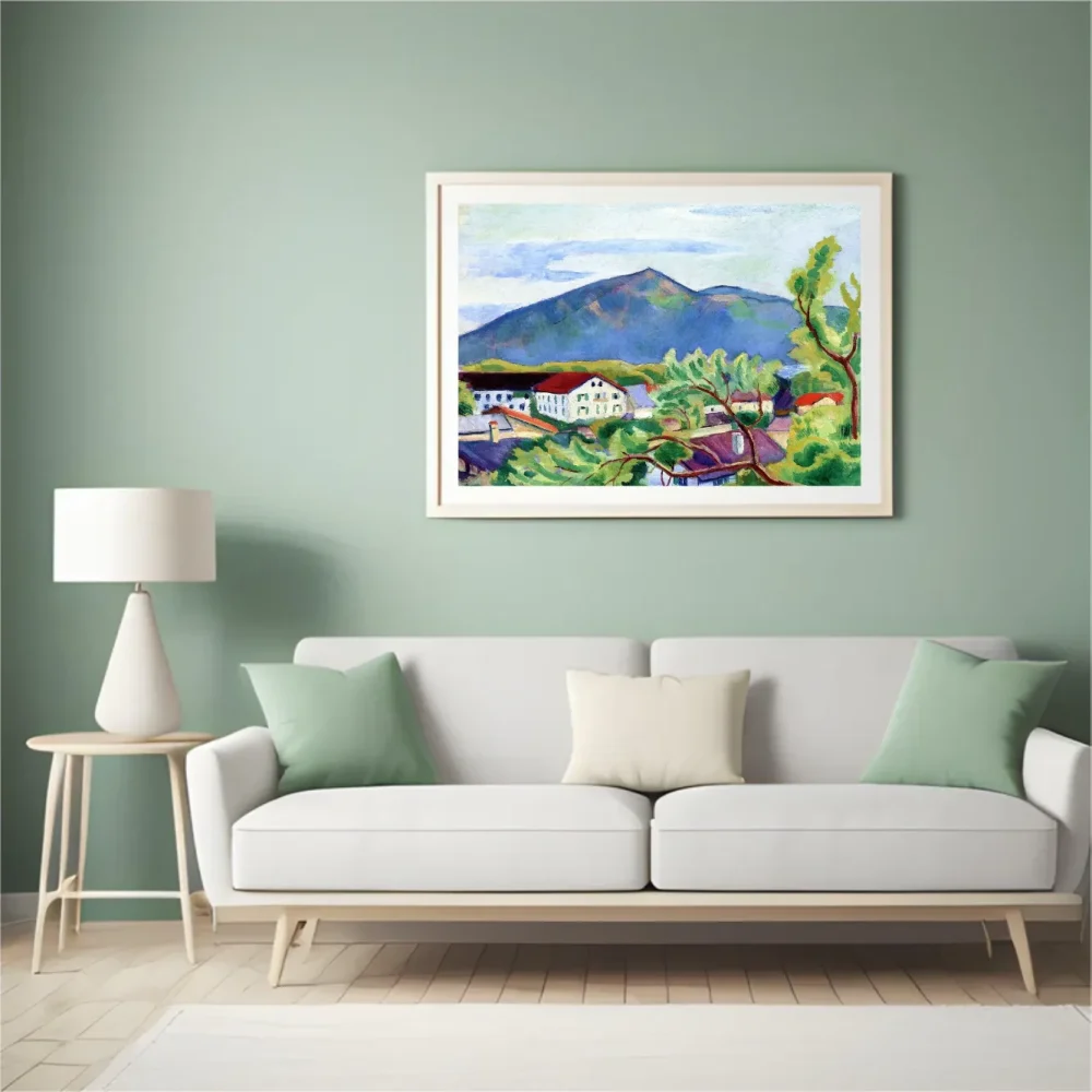 Pintar por números Paisaje primaveral en Tegernsee – foto 4