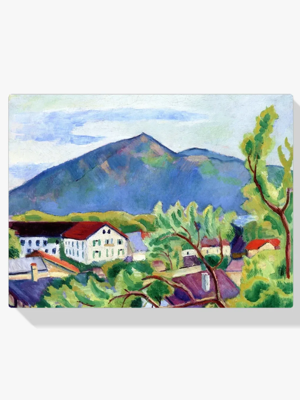 Pintar por números Paisaje primaveral en Tegernsee