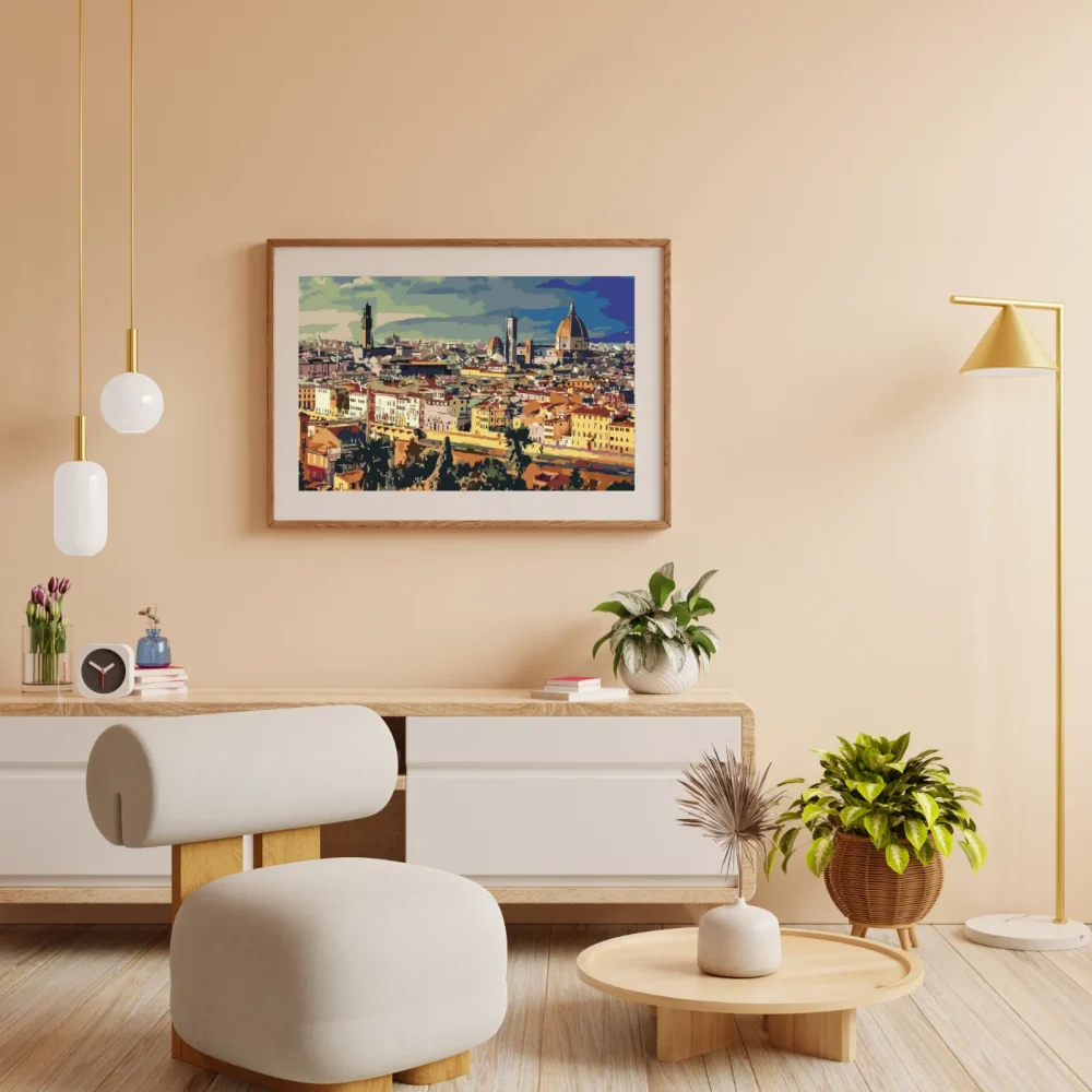 Pintar por números Paisaje urbano - Florencia – foto 4
