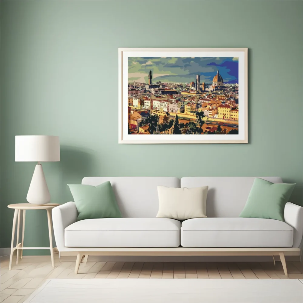 Pintar por números Paisaje urbano - Florencia – foto 5