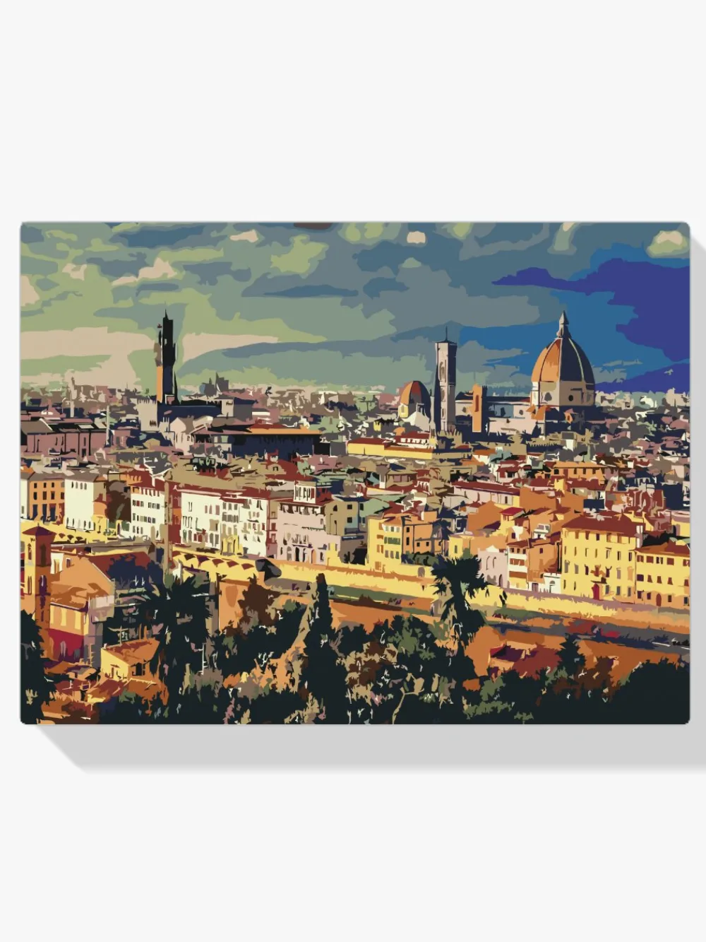 Pintar por números Paisaje urbano - Florencia