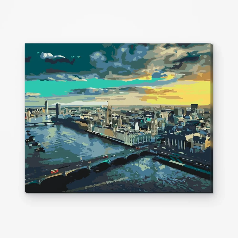 Pintar por Números - Paisaje urbano - Londres