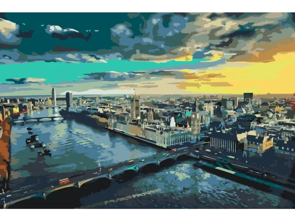 Pintar por números Paisaje urbano - Londres – foto 2