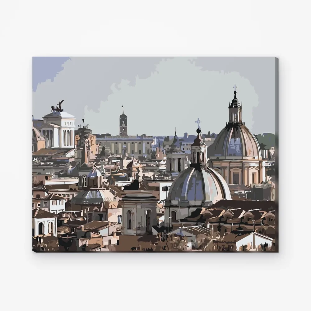 Pintar por Números - Paisaje urbano - Roma