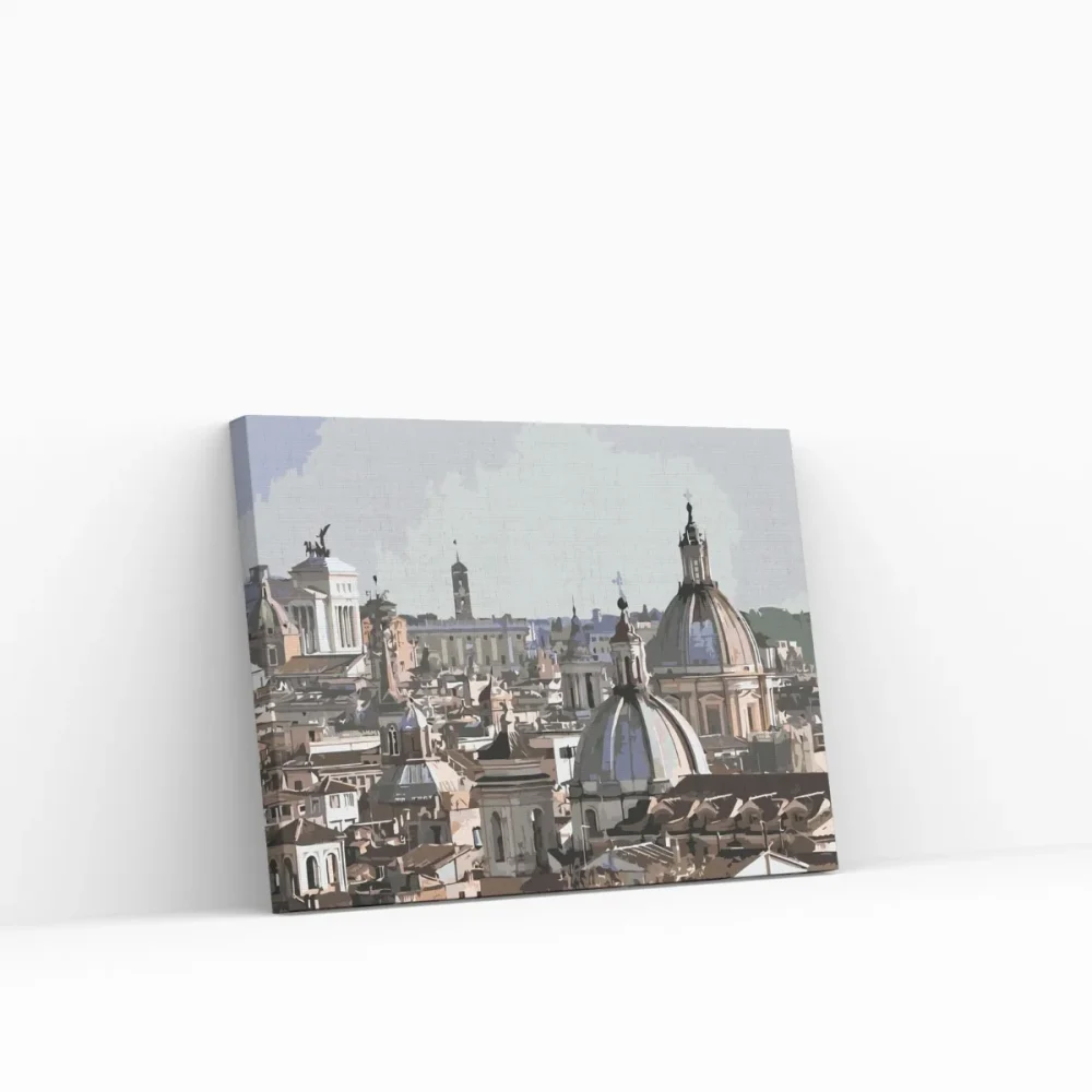 Pintar por números Paisaje urbano - Roma