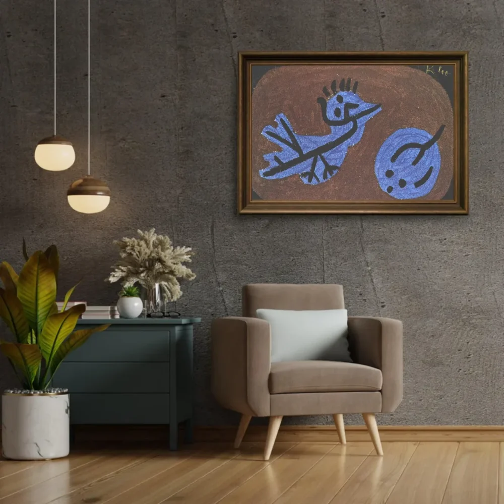 Pintar por números Pájaro azul y calabaza – foto 2