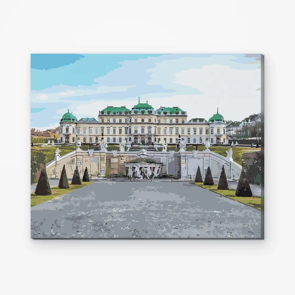 Pintar por Números - Palacio Belvedere, Viena