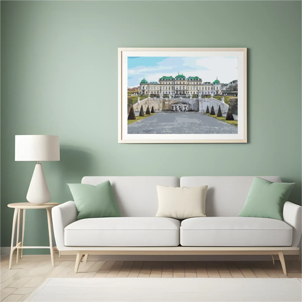 Pintar por números Palacio Belvedere, Viena – foto 5