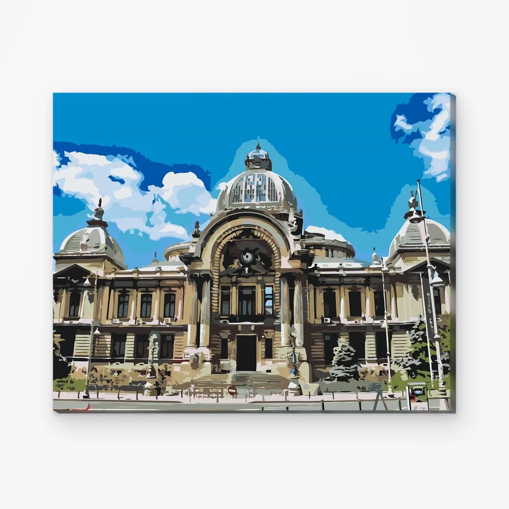 Pintar por Números - Palacio CEC, Bucarest