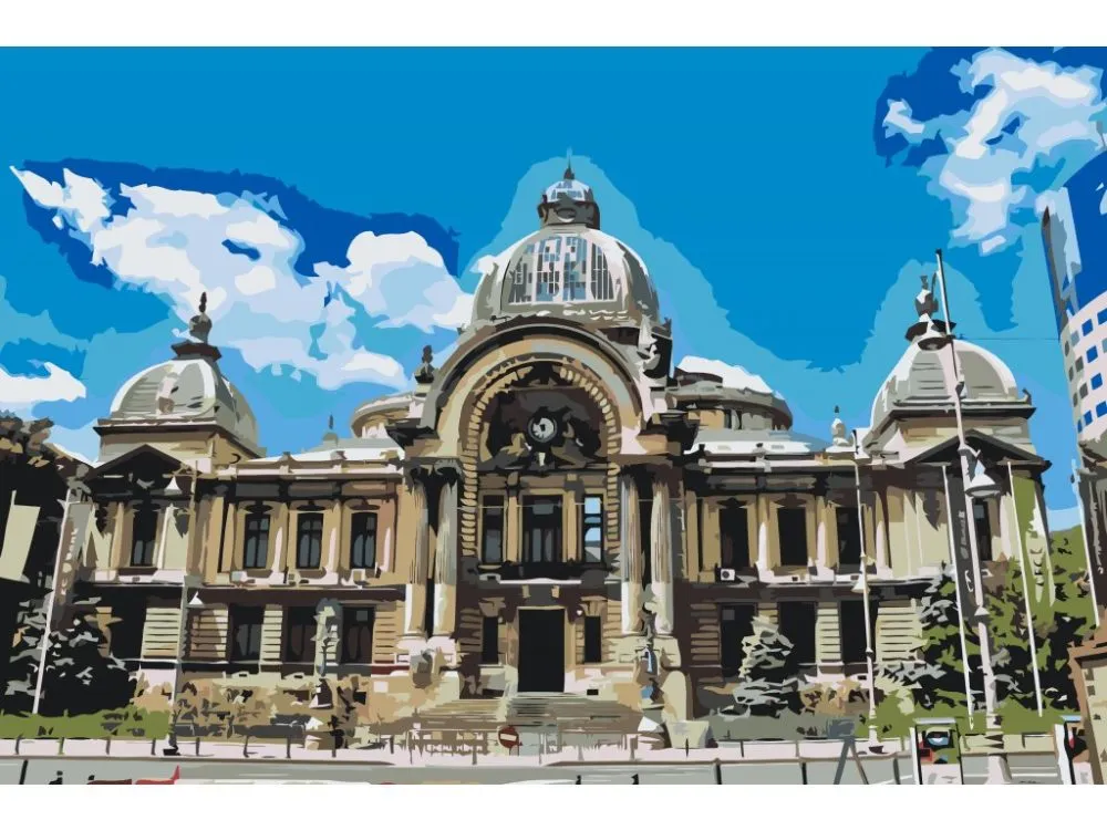 Pintar por números Palacio CEC, Bucarest – foto 2