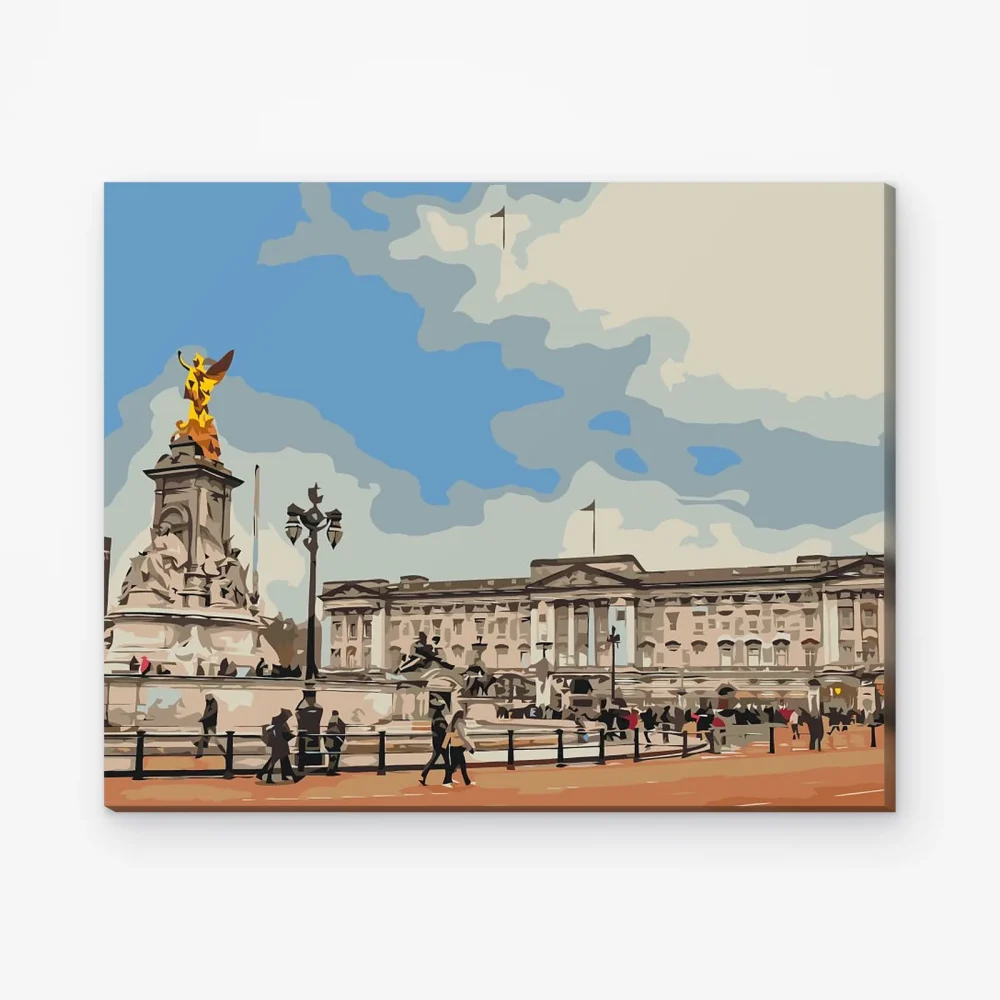 Pintar por Números - Palacio de Buckingham, Inglaterra 2