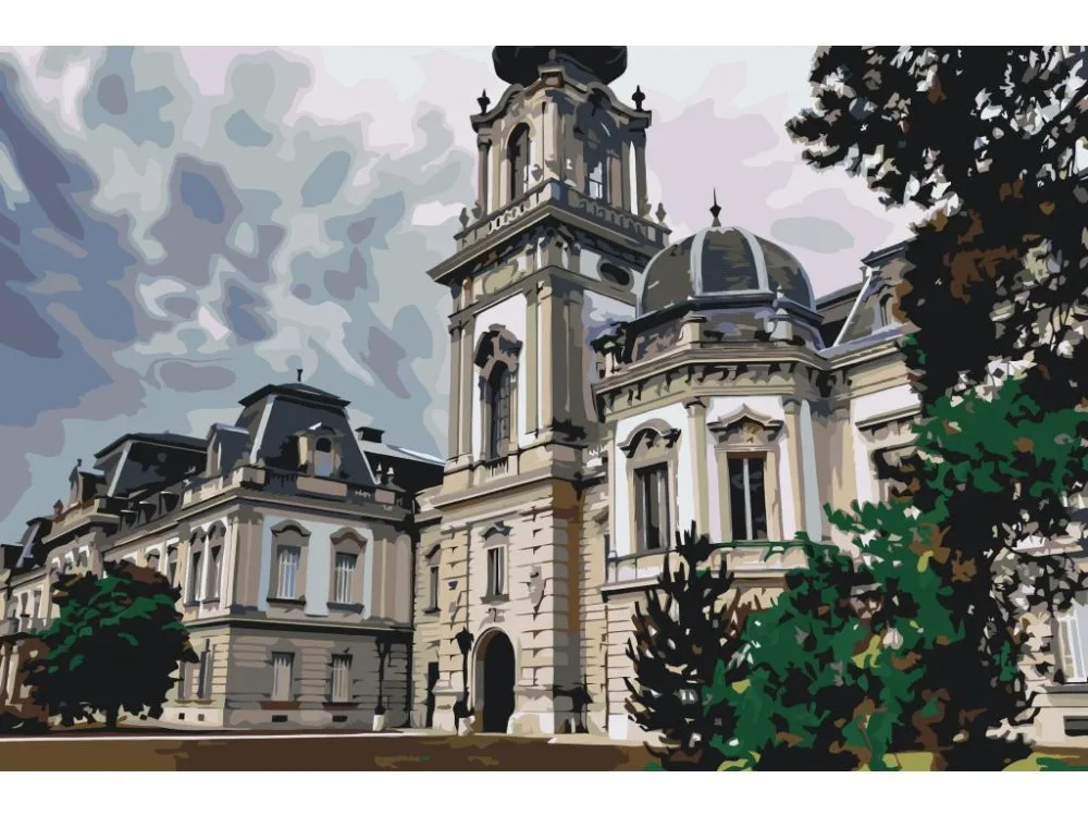 Pintar por números Palacio de Keszthely – foto 2