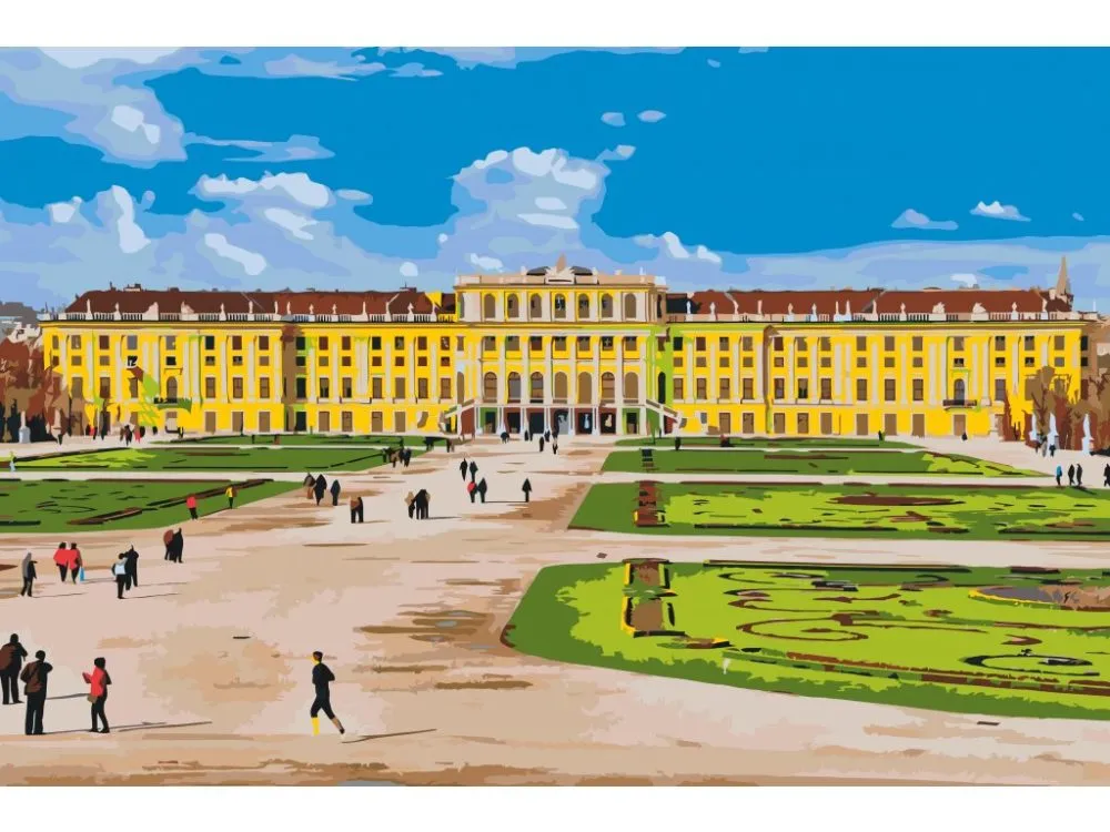 Pintar por números Palacio de Schönbrunn – foto 2