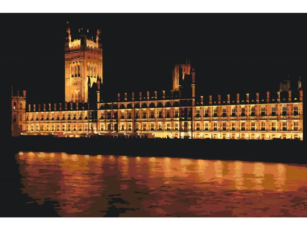 Pintar por números Palacio de Westminster – foto 2